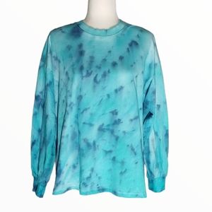 Asos tie dye lightweight sz 4 sweater side split